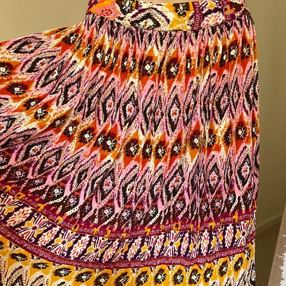 Bohemian Maxi Cotton Skirt Size: Small - Picture 3 of 5